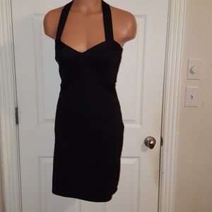 Black Cut-Out Bandage Dress Size M NWT